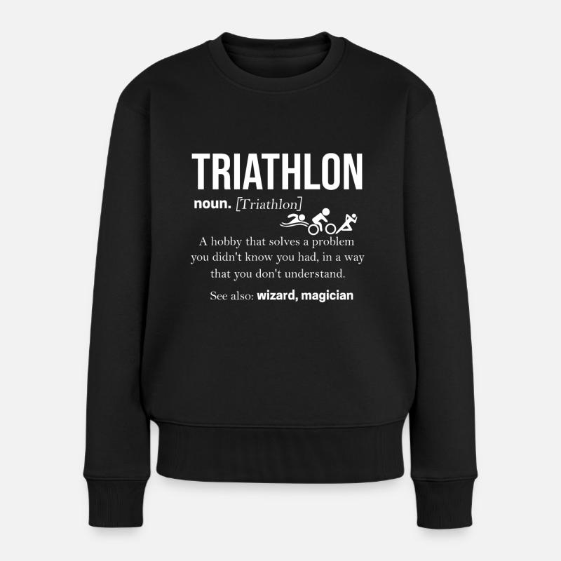 Triathlon - Pull Premium bio Femme - noir