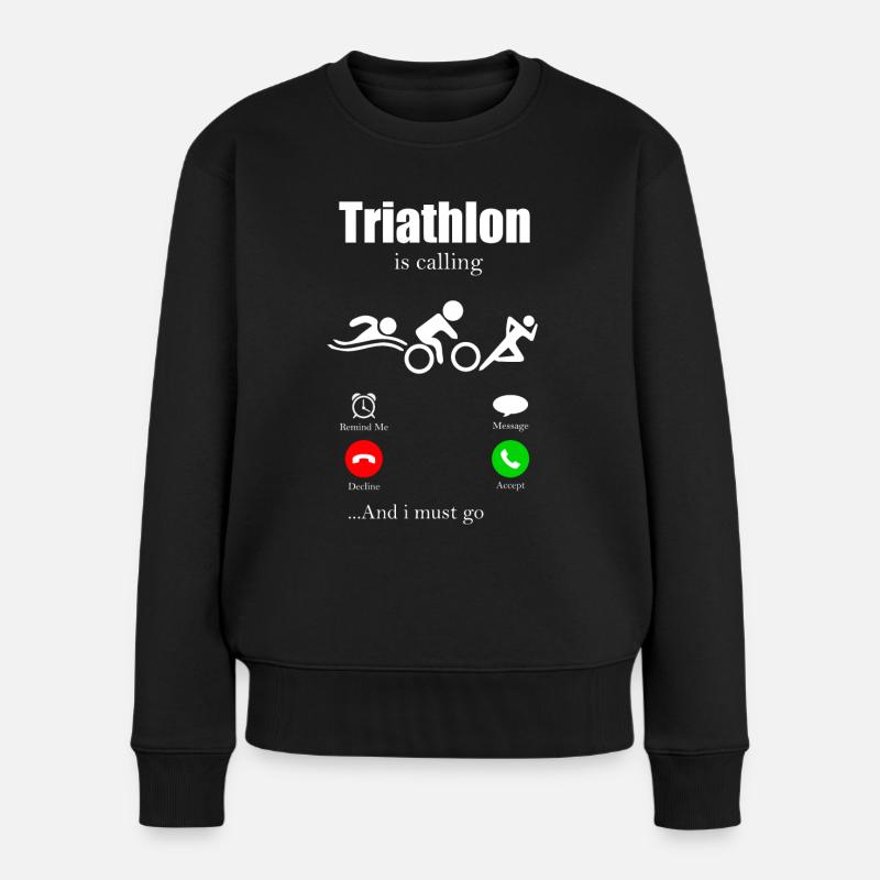 Triathlon - Pull Premium bio Femme - noir