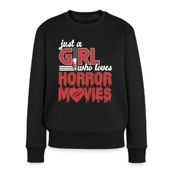 Horror horror film - Women's Premium Organic Jumper - black - Front - Julia (174cm)