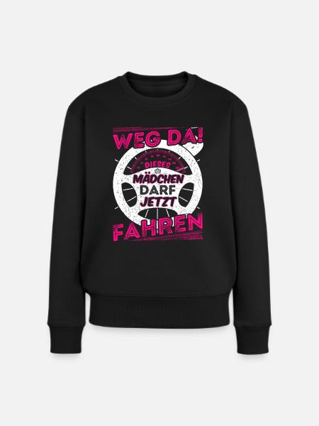 Führerschein Fahranfänger Führerscheinprüfung - Frauen Premium Bio Pullover - Schwarz