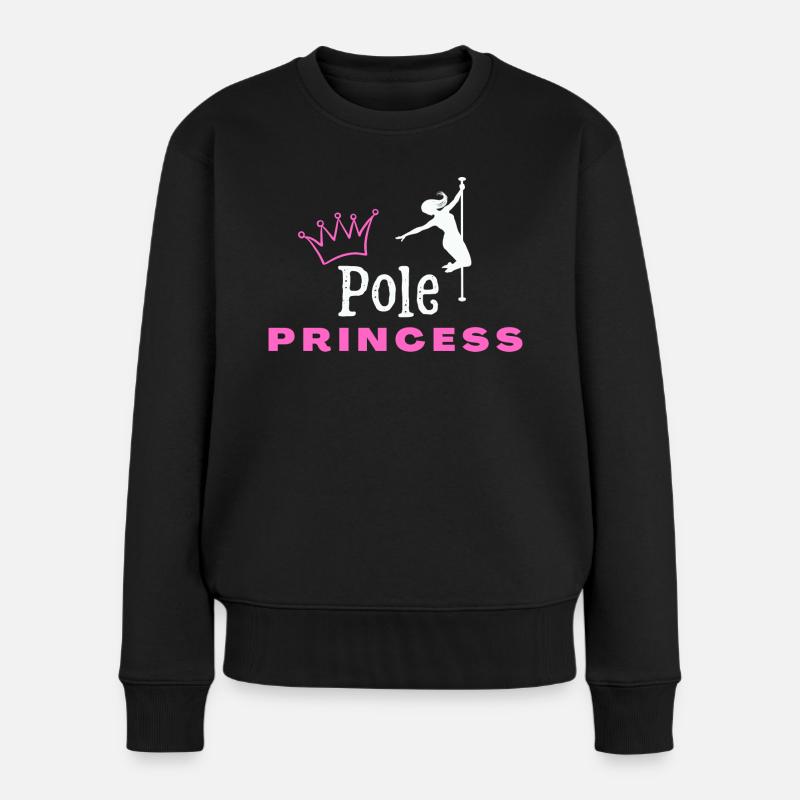 Pole Princess Pole Fitness Geschenk Geburtstag - Frauen Premium Bio Pullover - Schwarz
