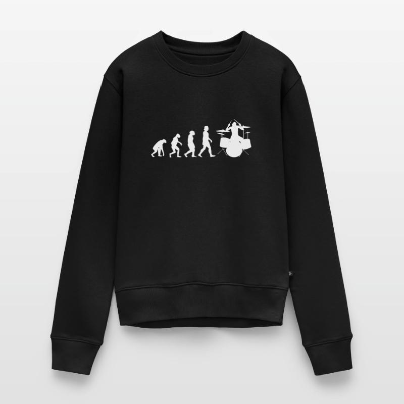 Drummer Evolution Drums Women's Premium Organic Jumper