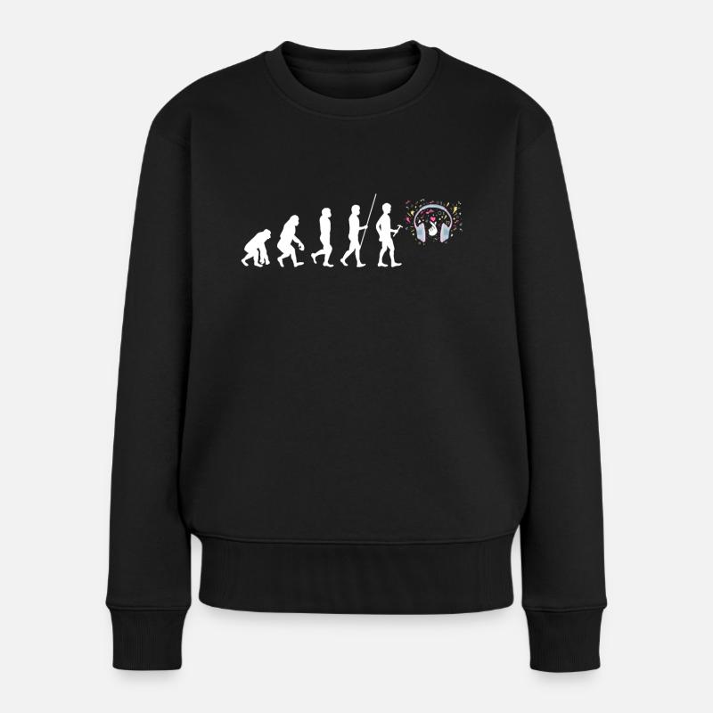 K-Pop - Frauen Premium Bio Pullover - Schwarz