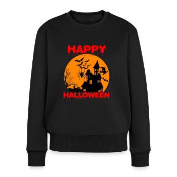 Halloween Halloween Halloween Halloween Halloween - Pull Premium bio Femme - noir - Devant - Julia (174cm)