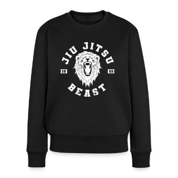 Japanese Jujutsu Beast Martial Arts & Jiu Jitsu - Women's Premium Organic Jumper - black - Front - Julia (174cm)