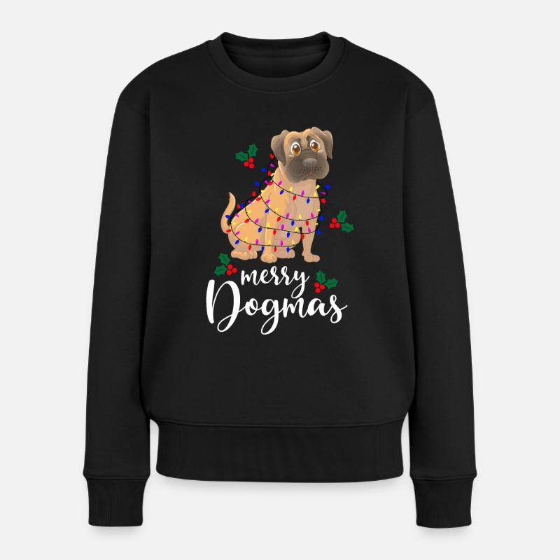 Merry Dog - Frauen Premium Bio Pullover - Schwarz