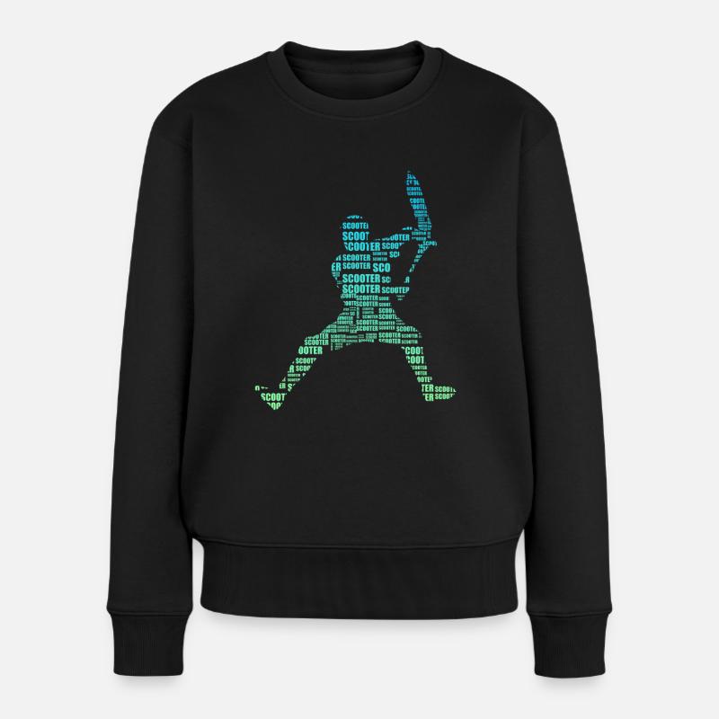 Freestyle Scooter - Frauen Premium Bio Pullover - Schwarz