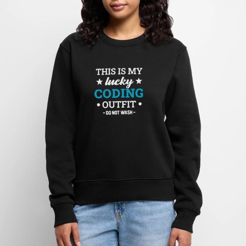 Coding Programmieren Informatiker Frauen Premium Bio Pullover