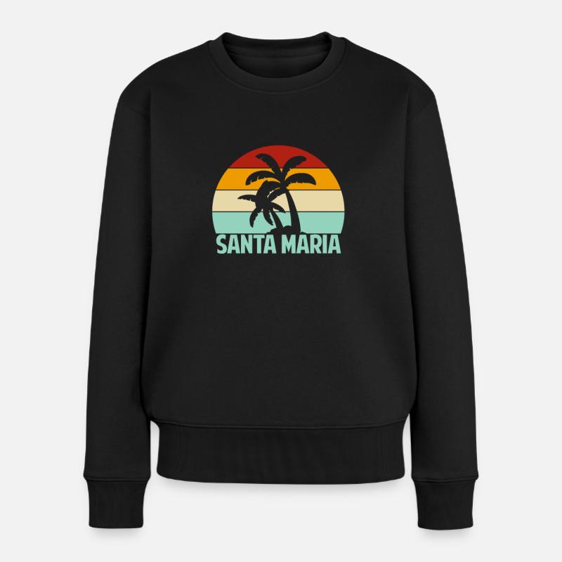 Santa Maria - Frauen Premium Bio Pullover - Schwarz