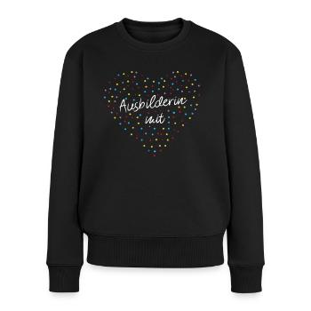Ausbilderin Schule Abschiedsgeschenk - Frauen Premium Bio Pullover - Schwarz - Vorne - Julia (174cm)