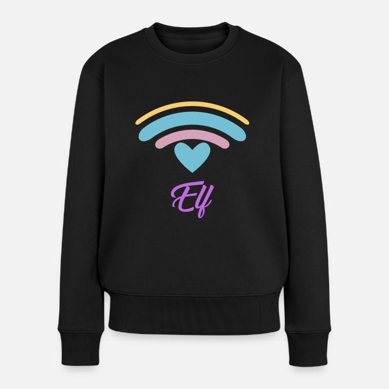 11. Geburtstag Regenbogen - Frauen Premium Bio Pullover - Schwarz