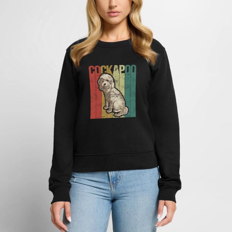 Cockapoo Hunde | Cockerpoo Spoodle Geschenk Frauen Premium Bio Pullover
