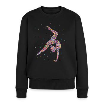 Gymnastique Gymnastique Gymnastique Gymnastique - Pull Premium bio Femme - noir - Devant - Julia (174cm)