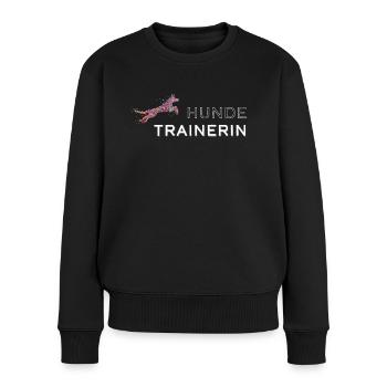 Dresseur de chiens Agilité Chiens de sport Chiens - Pull Premium bio Femme - noir - Devant - Julia (174cm)