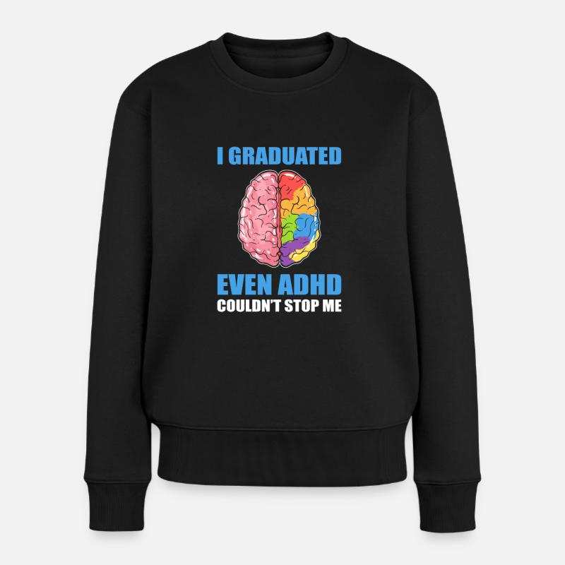ADHS ADS Autismus Grundschule-Abschieds-Party - Frauen Premium Bio Pullover - Schwarz