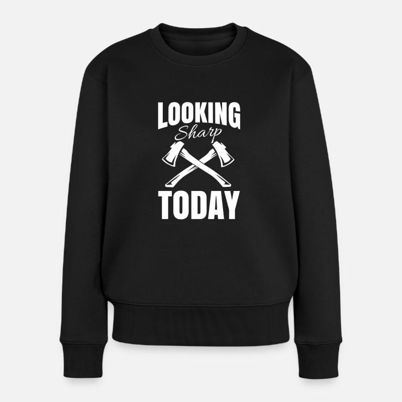 Axe Throw Axe Thrower Axe Axe Gift - Women's Premium Organic Jumper - black