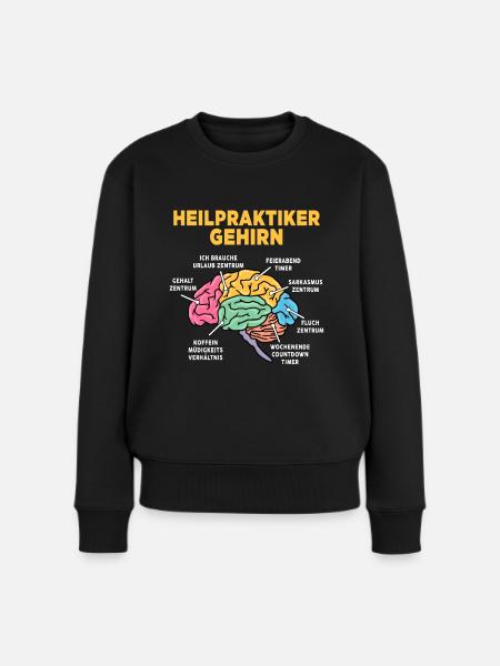 Heilpraktiker - Frauen Premium Bio Pullover - Schwarz