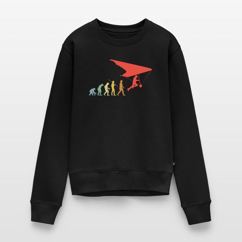 Paragleiten Evolution Retro Paragleiter Geschenk Frauen Premium Bio Pullover