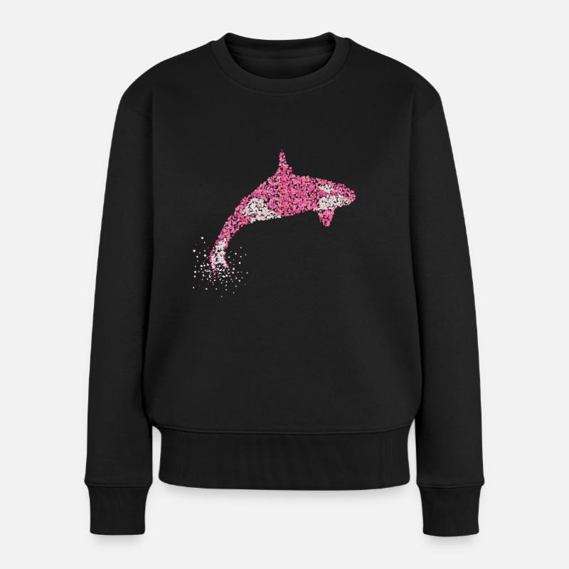 Killer Whale Killer Whale Killer Whale Orka - Women's Premium Organic Jumper - black