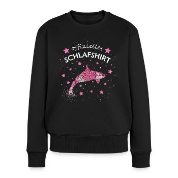 Offizielles Schlafshirt Orka Killerwal - Frauen Premium Bio Pullover - Schwarz - Vorne - Julia (174cm)