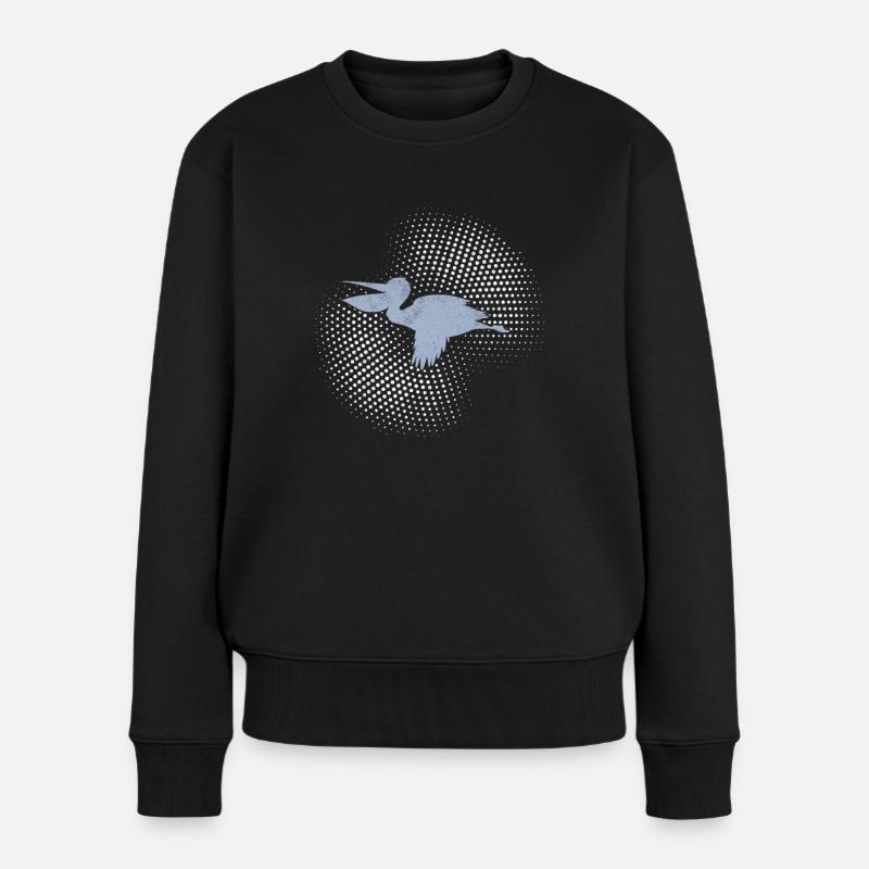 Pelikan - Frauen Premium Bio Pullover - Schwarz
