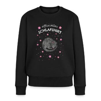 Schlafshirt Ratte Rattenbesitzer Rattenliebhaber - Frauen Premium Bio Pullover - Schwarz - Vorne - Julia (174cm)