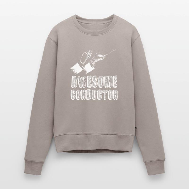 Awesome Dirigent Dirigentenstab beim dirigieren Frauen Premium Bio Pullover