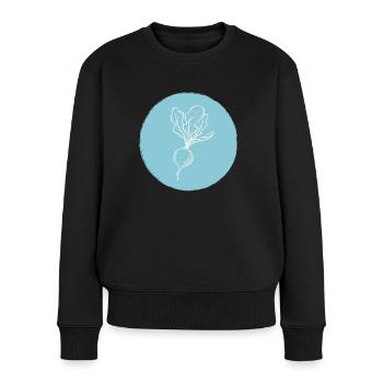 Radish - Women's Premium Organic Jumper - black - Front - Julia (174cm)