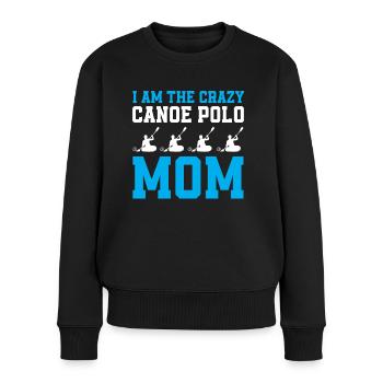 Kanupolo Mama - Pull Premium bio Femme - noir - Devant - Julia (174cm)