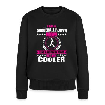 Maman Dodgeball - Pull Premium bio Femme - noir - Devant - Julia (174cm)