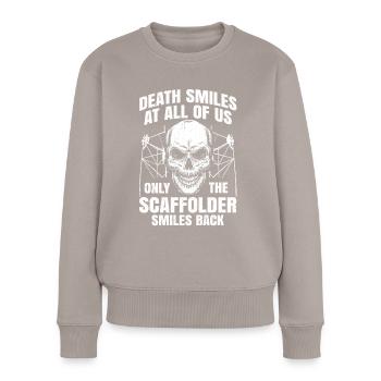Scaffolding Builder Gift Work Occupation Construction Worker Job - Women's Premium Organic Jumper - taupe - Front - Julia (174cm)
