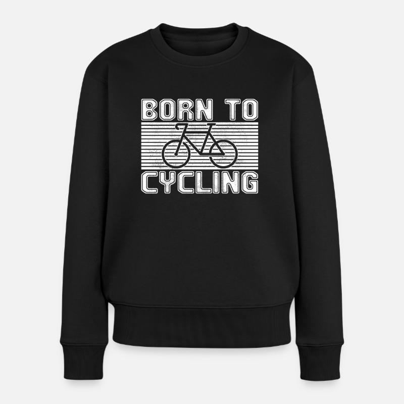 Vélo - Pull Premium bio Femme - noir