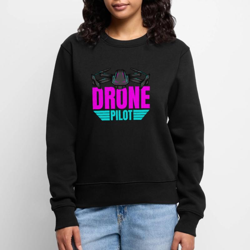Drone Drone Pilot Drone Operator Quadcopter Women's Premium Organic Jumper