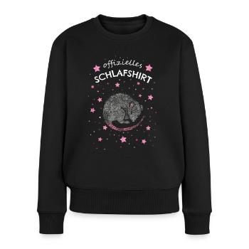 Offizielles Schlafshirt Mäusebesitzer Ratten - Frauen Premium Bio Pullover - Schwarz - Vorne - Julia (174cm)