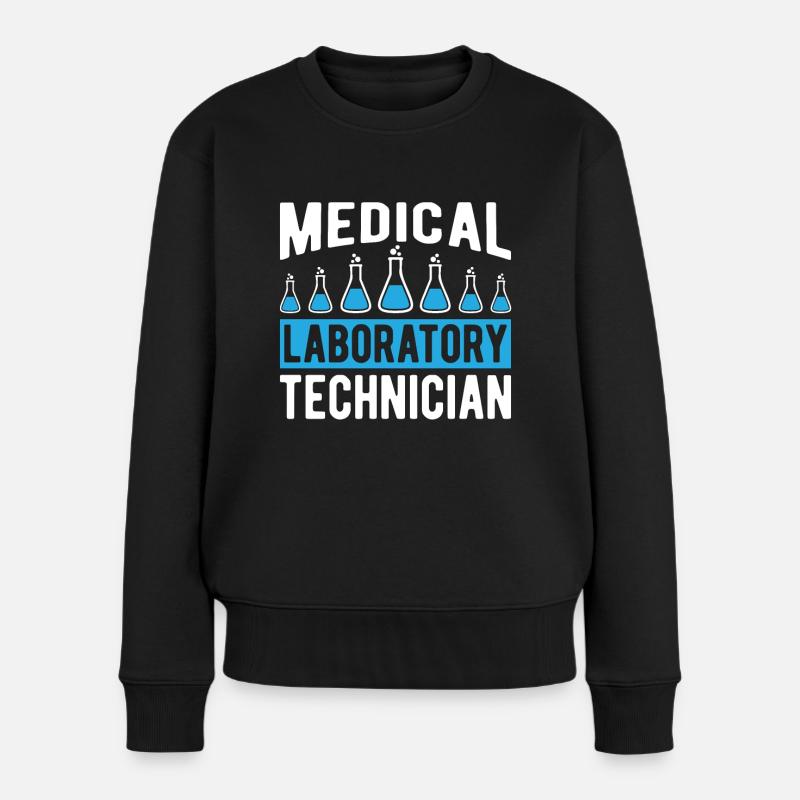 Chemie Labor Labortechniker Wissenschaft Geschenk - Frauen Premium Bio Pullover - Schwarz