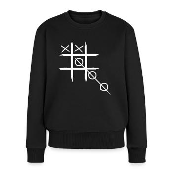 Jeu en dehors de la boîte Joueur Gamer Jeu vidéo - Pull Premium bio Femme - noir - Devant - Julia (174cm)