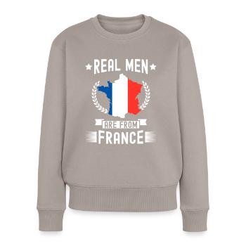 France - Pull Premium bio Femme - taupe - Devant - Julia (174cm)