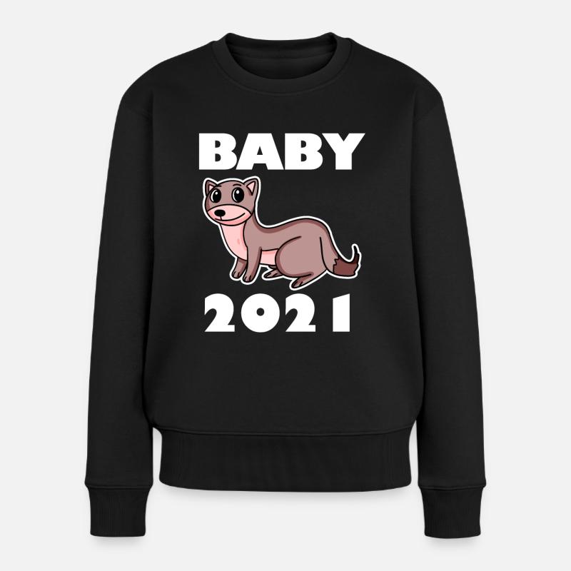 Baby Body 2021 - Frauen Premium Bio Pullover - Schwarz
