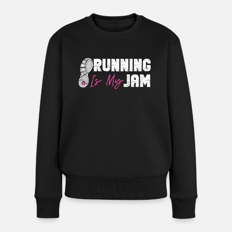 Running Runner Semi-Marathon - Pull Premium bio Femme - noir