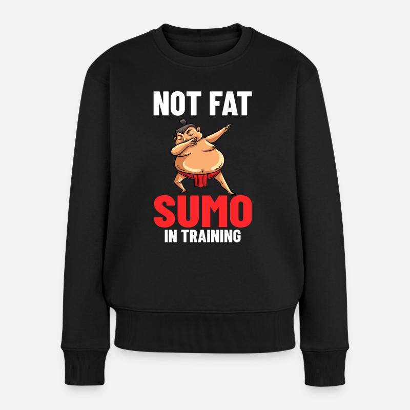 Sumo Ringen Ringkamp Ringersport Mawashi - Frauen Premium Bio Pullover - Schwarz