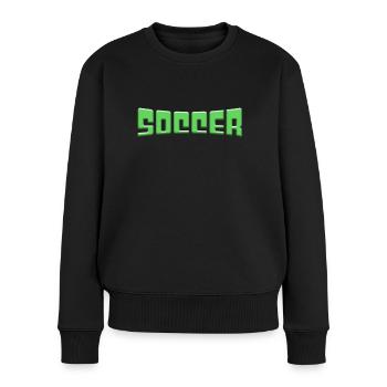 Football - Pull Premium bio Femme - noir - Devant - Julia (174cm)