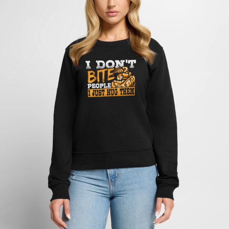 Banana Ball Python Design For A Royal Women's Premium Organic Jumper