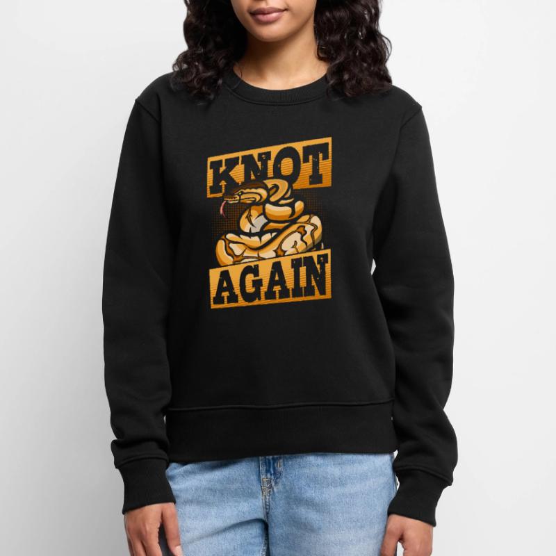 Banana Ball Python Design For A Royal Women's Premium Organic Jumper