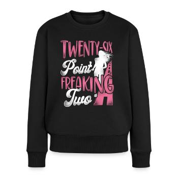 Running Runner Half Marathon - Women's Premium Organic Jumper - black - Front - Julia (174cm)