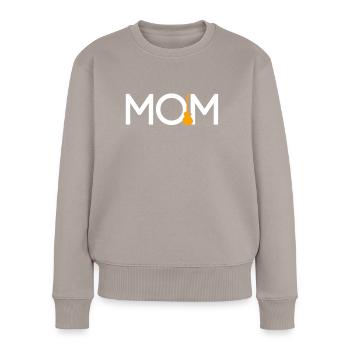 Rock mama - Women's Premium Organic Jumper - taupe - Front - Julia (174cm)
