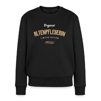 Altenpflegerin Limited Edition Altenpfleger - Frauen Premium Bio Pullover - Schwarz - Vorne - Julia (174cm)