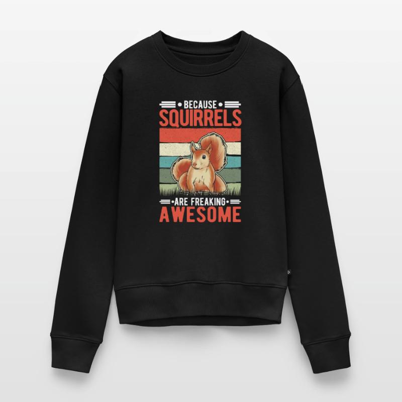 Squirrel Gift Squirrel Grey Squirrel Women's Premium Organic Jumper