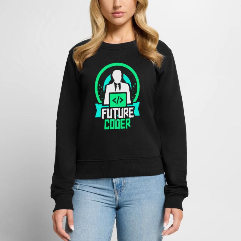 Future Coder Coding Programmer Code Women's Premium Organic Jumper