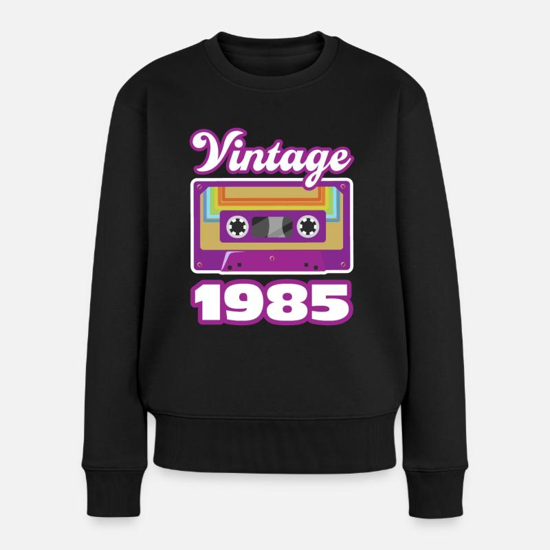 1985 Année de construction cadeau d’anniversaire - Pull Premium bio Femme - noir