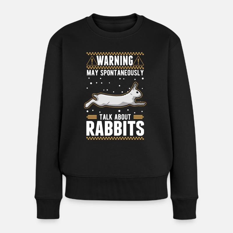 Lapin lapin lapin lapin - Pull Premium bio Femme - noir